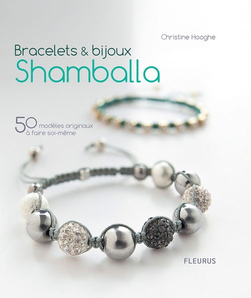 Couverture ebook de Bracelets & bijoux Shamballa, de Christine Hooghe