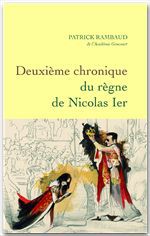 ebook cover of Deuxième chronique du règne de Nicolas Ier, by Patrick Rambaud
