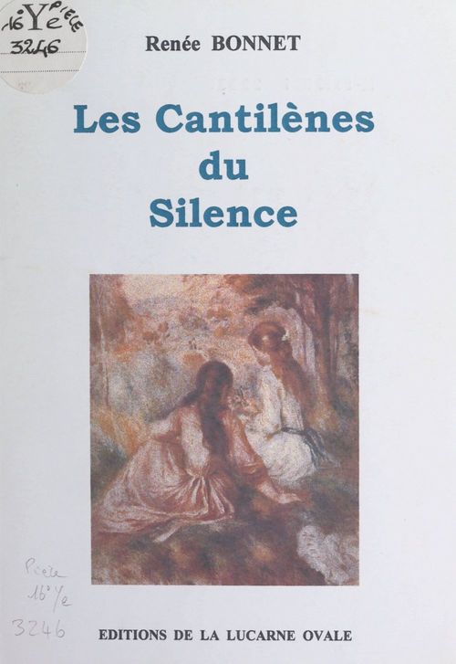 Couverture ebook de Les cantilènes du silence, de Renee Bonnet