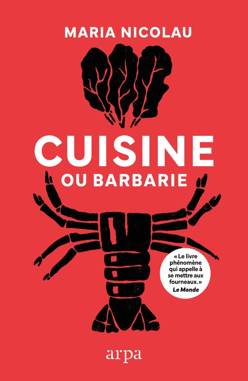 Couverture ebook de Cuisine ou barbarie, de Maria Nicolau