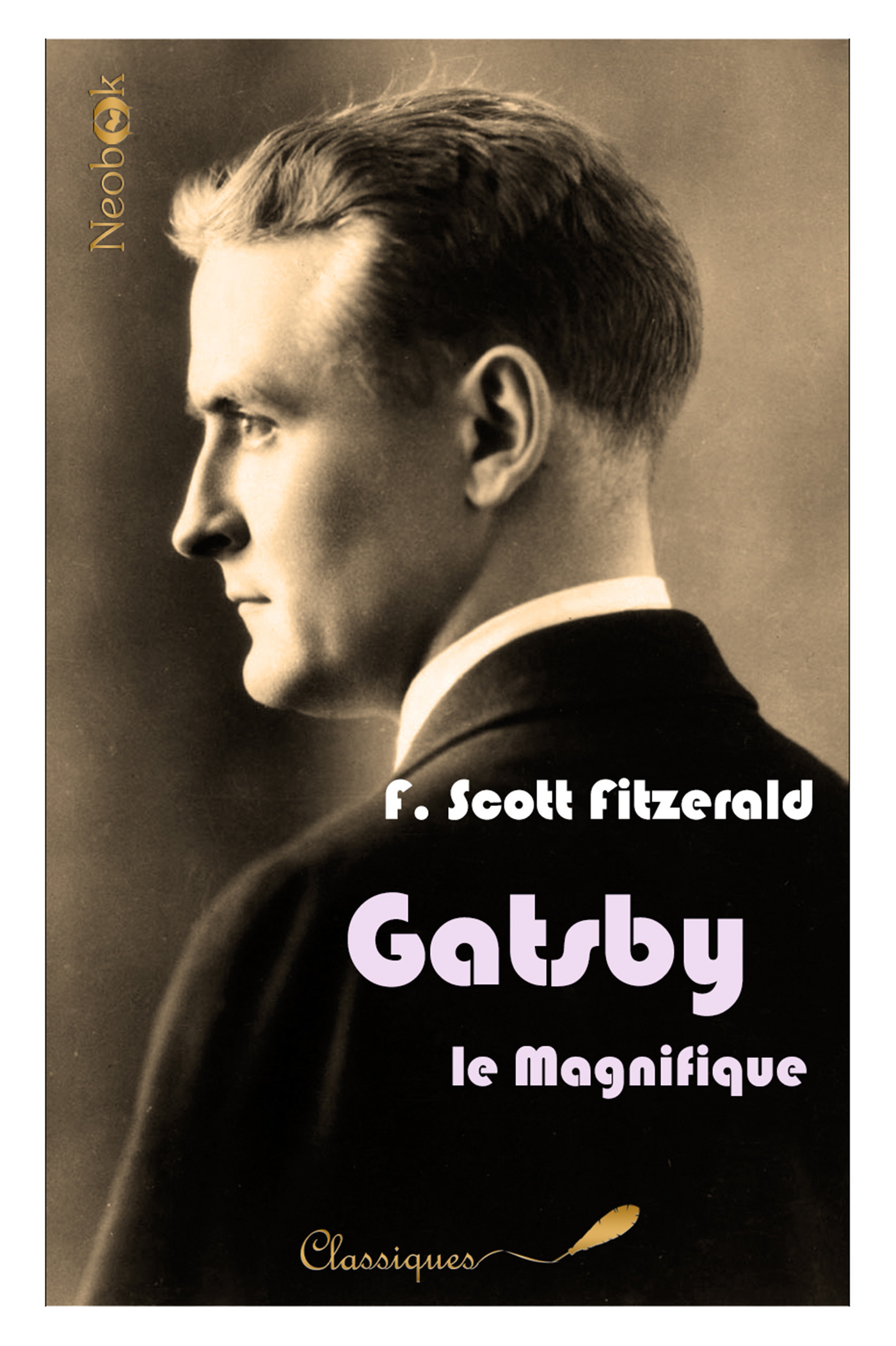 ebook cover of Gatsby le Magnifique, by Francis Scott Fitzgerald