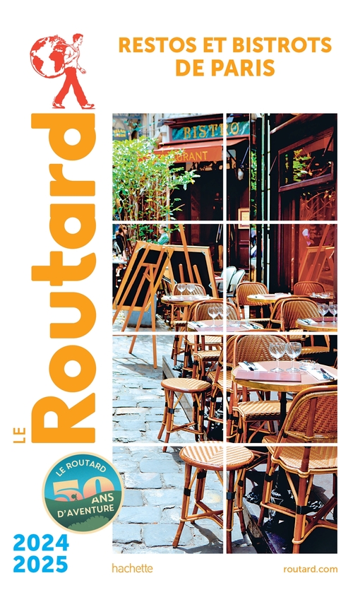 Couverture ebook de Guide du Routard restos et bistrots de Paris 2024/25, de Collectif
