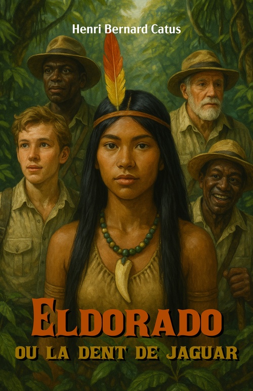 Couverture ebook de Eldorado ou la dent de jaguar, de Henri Bernard Catus