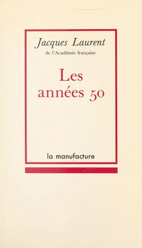 ebook cover of Les Années 50, by Laurent
