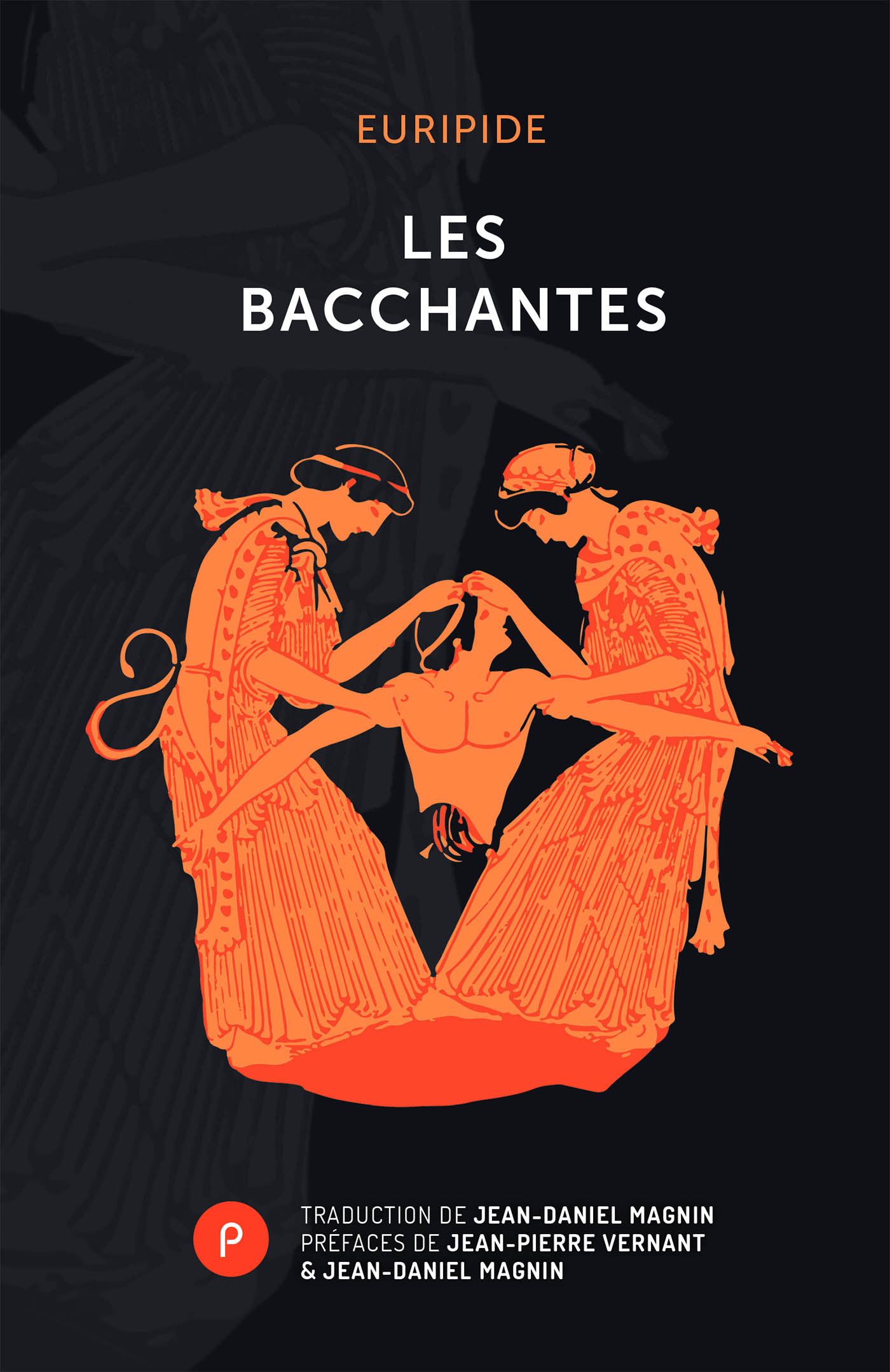 ebook cover of Les Bacchantes, by Euripide
