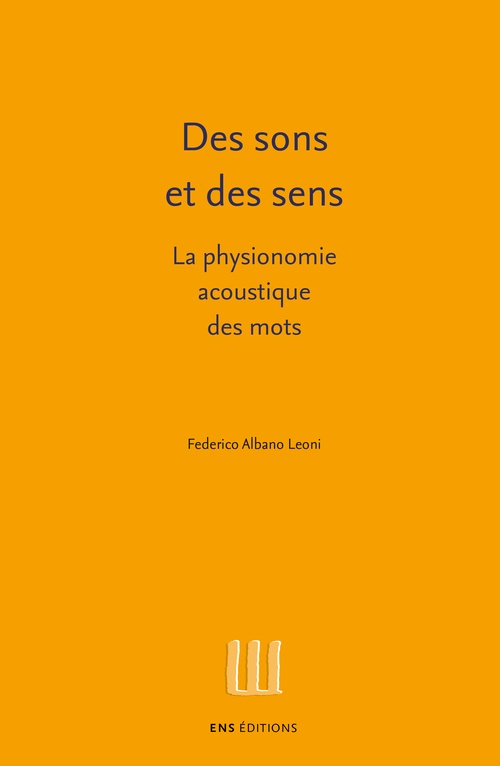 ebook cover of Des sons et des sens, by Frederico Albano Leoni