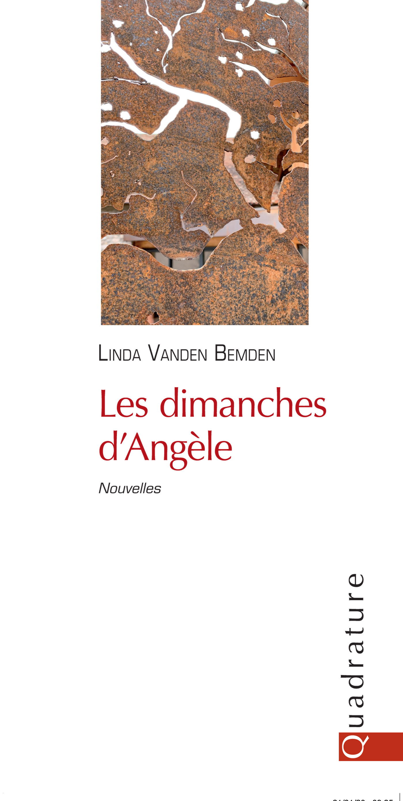 ebook cover of Les dimanches d'Angèle, by Linda Vanden Bemden