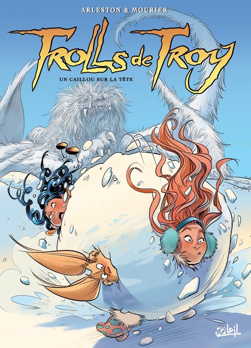 Couverture ebook de Trolls de Troy T24 - Un caillou sur la tête, de Christophe Arleston