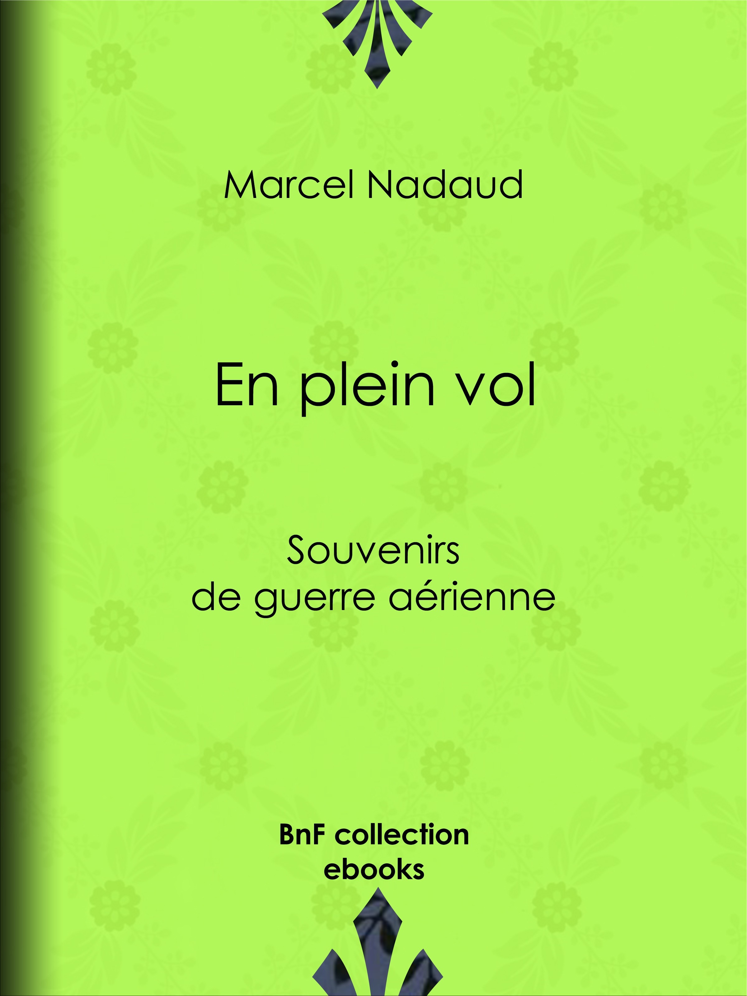 Couverture ebook de En plein vol, de Gustave Nadaud