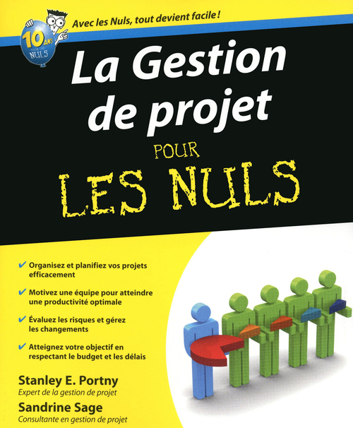 Couverture ebook de La gestion de projets pour les nuls, de Stanley E. Portny