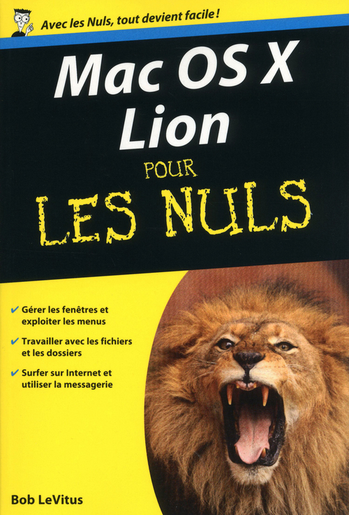 ebook cover of MAC OS X Lion poche pour les nuls, by Levitus Bob
