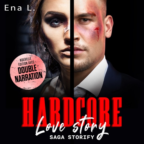audiobook cover of Hardcore Love story, by Ena L.