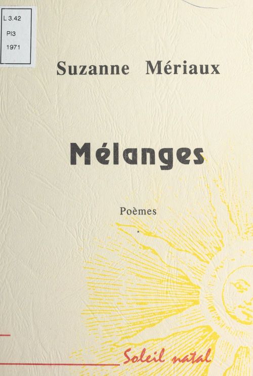 Couverture ebook de Mélanges, de Meriaux