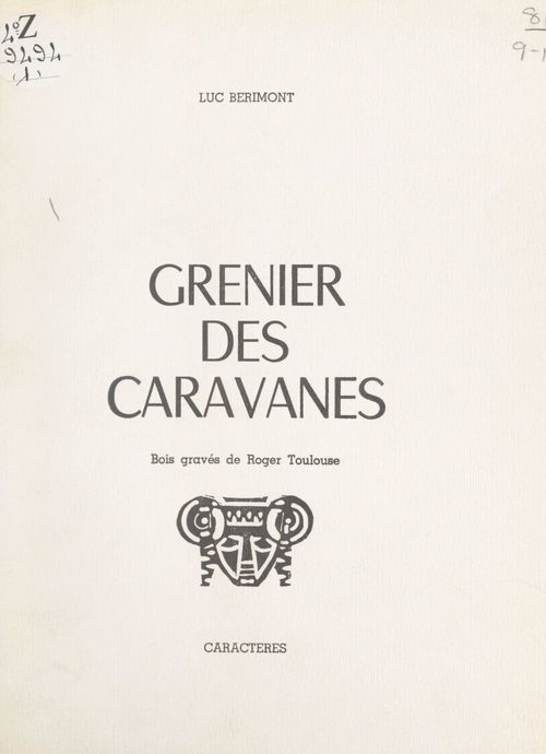 Couverture ebook de Grenier des caravanes, de Luc Bérimont