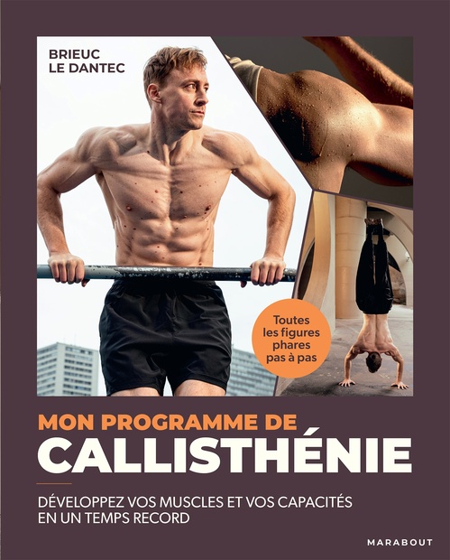 Couverture ebook de Mon programme de callisthénie, de Brieuc Le Dantec