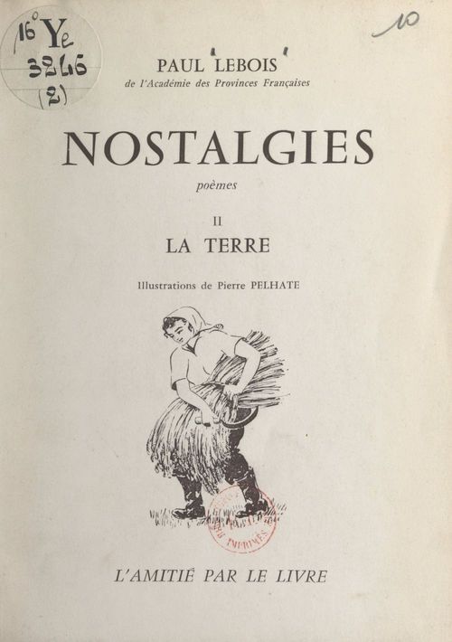 ebook cover of Nostalgies (2). La terre, by Paul Lebois