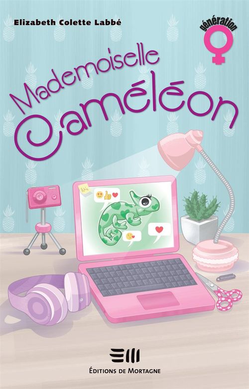 Couverture ebook de Mademoiselle Caméléon, de Elizabeth Colette Labbe