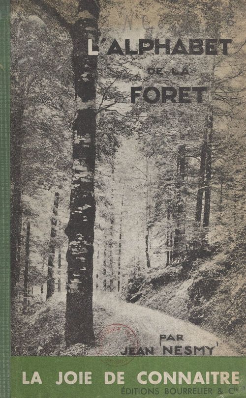 Couverture ebook de L'alphabet de la forêt, de Jean Nesmy