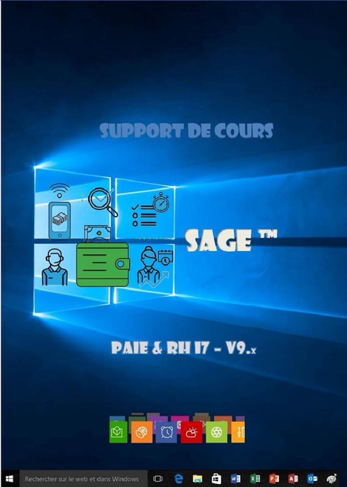 Couverture ebook de J'apprends à me servir de Sage Paie & Rh I7 V9, de Joel Green