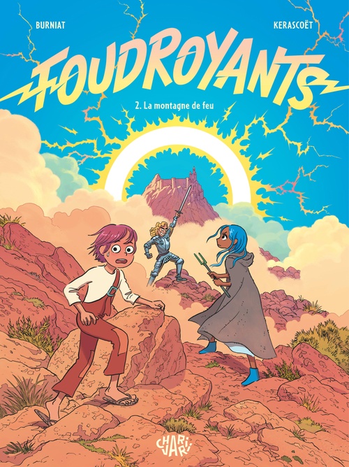 Couverture ebook de Foudroyants - Tome 2 - La Montagne de feu, de Mathieu Burniat