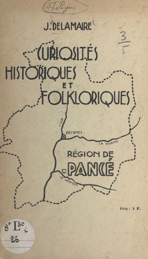 Couverture ebook de Curiosités historiques et folkloriques, de Joseph Delamaire