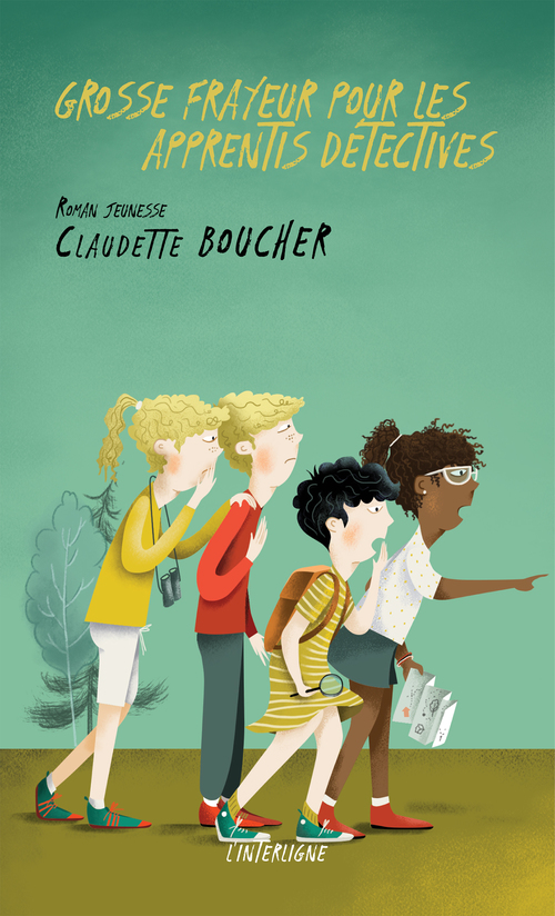 Couverture ebook de Grosse frayeur pour les apprentis détectives, de Claudette Boucher