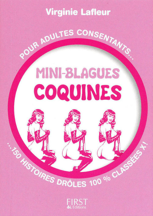 Couverture ebook de Le petit livre de mini-blagues coquines, de Virginie Lafleur