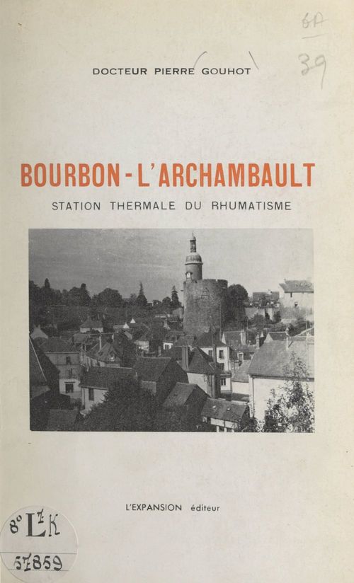 ebook cover of Bourbon-L'Archambault, by Pierre Gouhot