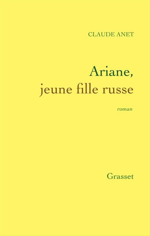 ebook cover of Ariane, jeune fille russe, by Claude Anet
