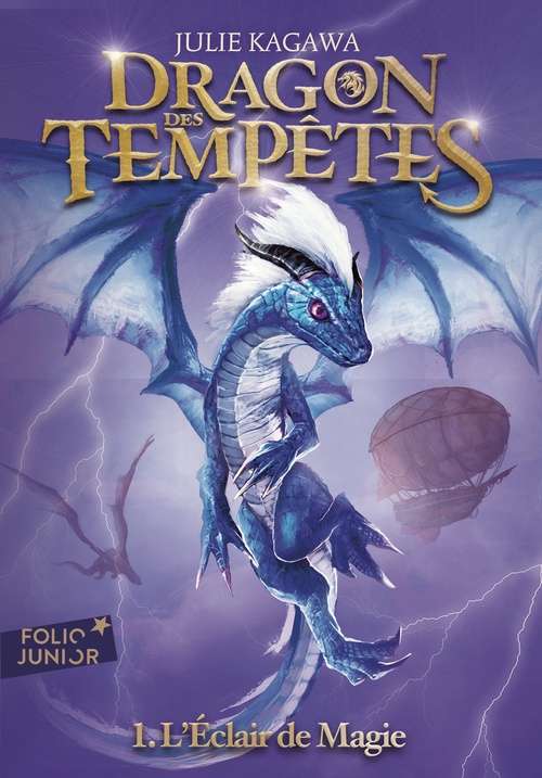 Couverture ebook de Dragon des tempêtes (Tome 1) - L'éclair de magie, de Julie Kagawa