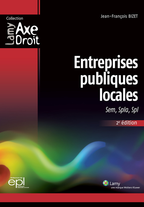 Couverture ebook de Entreprises publiques locales, de Jean-Franois Bizet