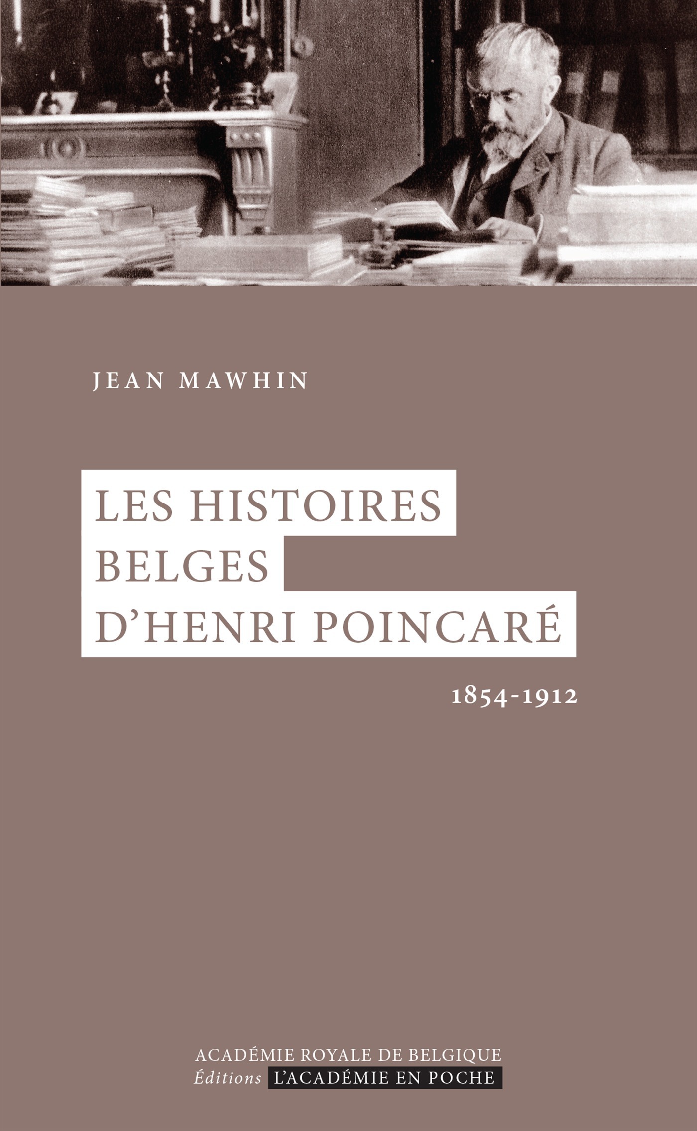 Couverture ebook de Les histoires belges d'Henri Poincaré, de Jean Mawhin