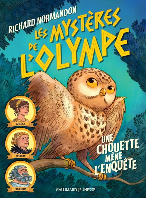 ebook cover of Les mystères de l'Olympe (Tome 1) - Une chouette mène l'enquête, by Richard Normandon