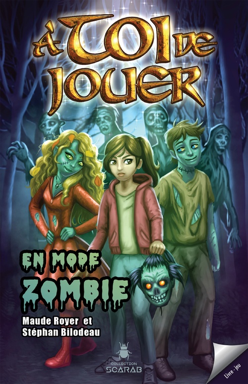 Couverture ebook de En mode zombie, de Stéphan Bilodeau, Maude Royer