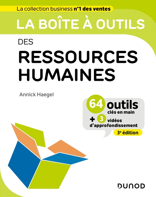 ebook cover of La Boîte à outils des Ressources Humaines - 3e éd., by Annick Haegel