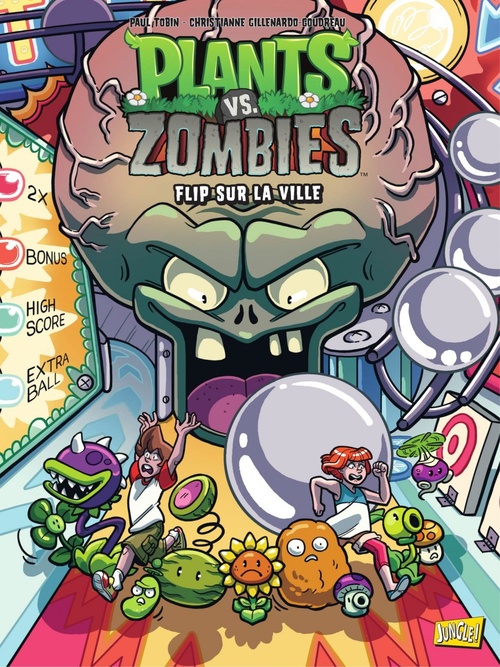 ebook cover of Plants vs Zombies - Tome 17 - Flip sur la ville, by Paul Tobin, Christianne Gillenardo-goudreau