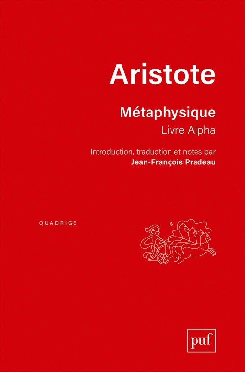 ebook cover of Métaphysique. Livre Alpha, by Jean-François Pradeau