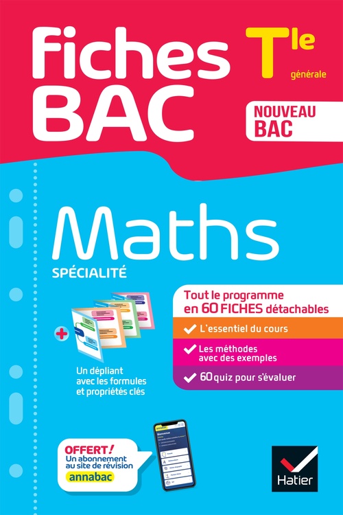 ebook cover of Fiches bac - Maths Tle (spécialité) - Bac 2027, by Michel Abadie, Jacques Delfaud, Annick Meyer, Jean-Dominique Picchiottino, Martine Salmon, Sophie Touzet