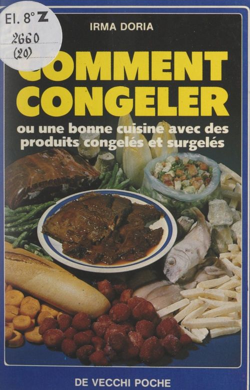 Couverture ebook de Comment congeler, de Irma Doria