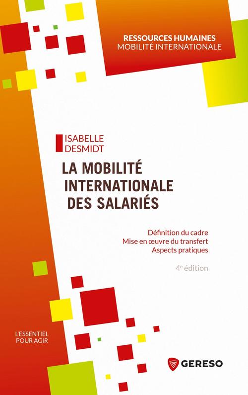 Couverture ebook de La mobilité internationale des salariés, de Isabelle Desmidt