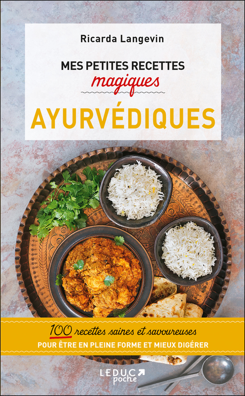 Couverture ebook de Mes petites recettes magiques ayurvédiques , de Ricarda Langevin