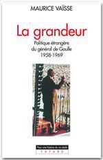ebook cover of La Grandeur, by Maurice Vaïsse