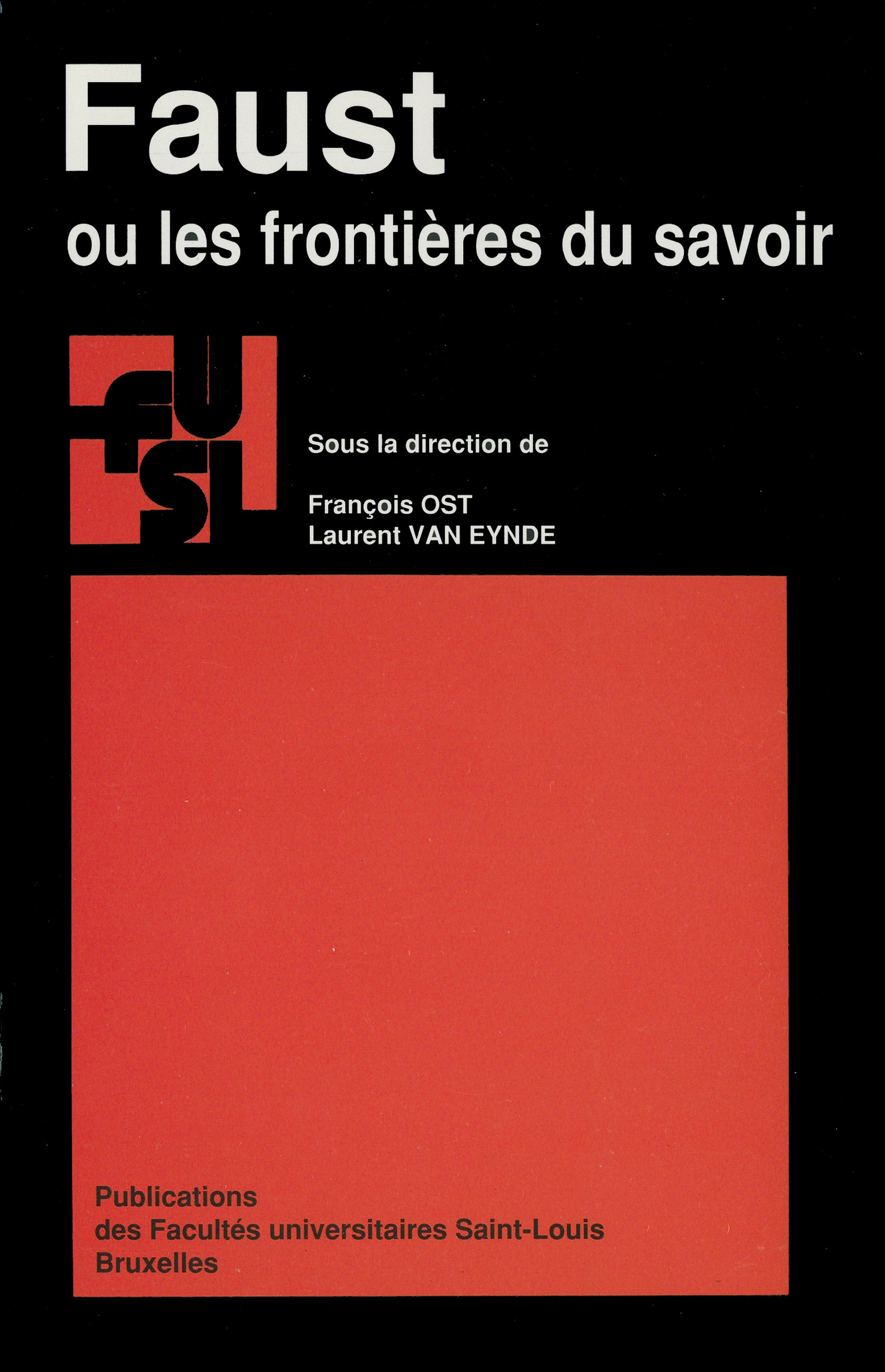 ebook cover of Faust ou les frontières du savoir, by