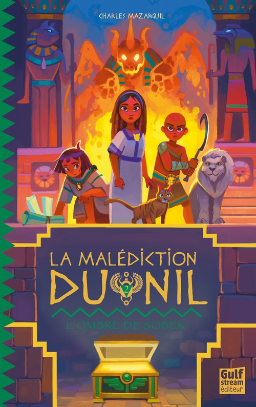 Couverture ebook de La Malédiction du Nil - Tome 2 L'Ombre de Sobek, de Charles Mazarguil