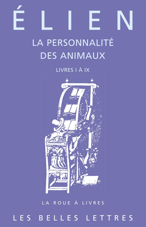 ebook cover of La Personnalité des animaux. Tome I: Livres I à IX, by Arnaud Zucker
