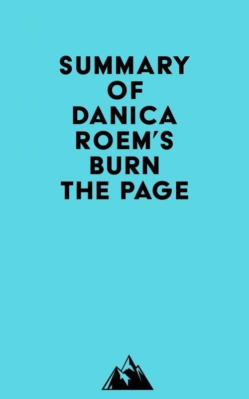 ebook cover of Summary of Danica Roem's Burn the Page, by Everest Media