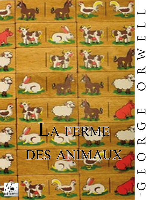 ebook cover of La ferme des animaux, by George Orwell
