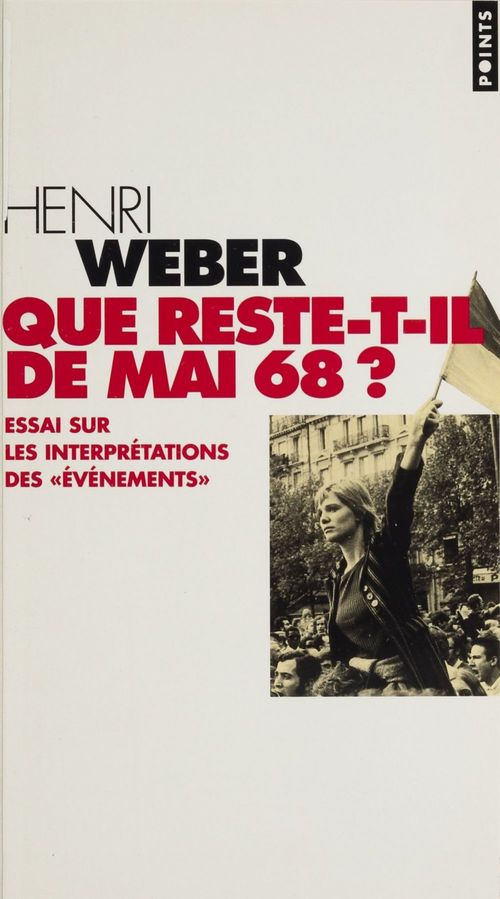 ebook cover of Que reste-t-il de Mai 68 ?, by Henri Weber