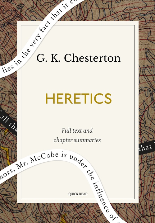Couverture ebook de Heretics: A Quick Read edition, de G. K. Chesterton, Quick Read