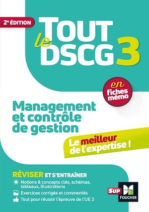 ebook cover of Tout le DSCG 3 - Management et contrôle de gestion - Révision et entraînement, by Larry Bensimhon, Alain Burlaud, Christophe Torset